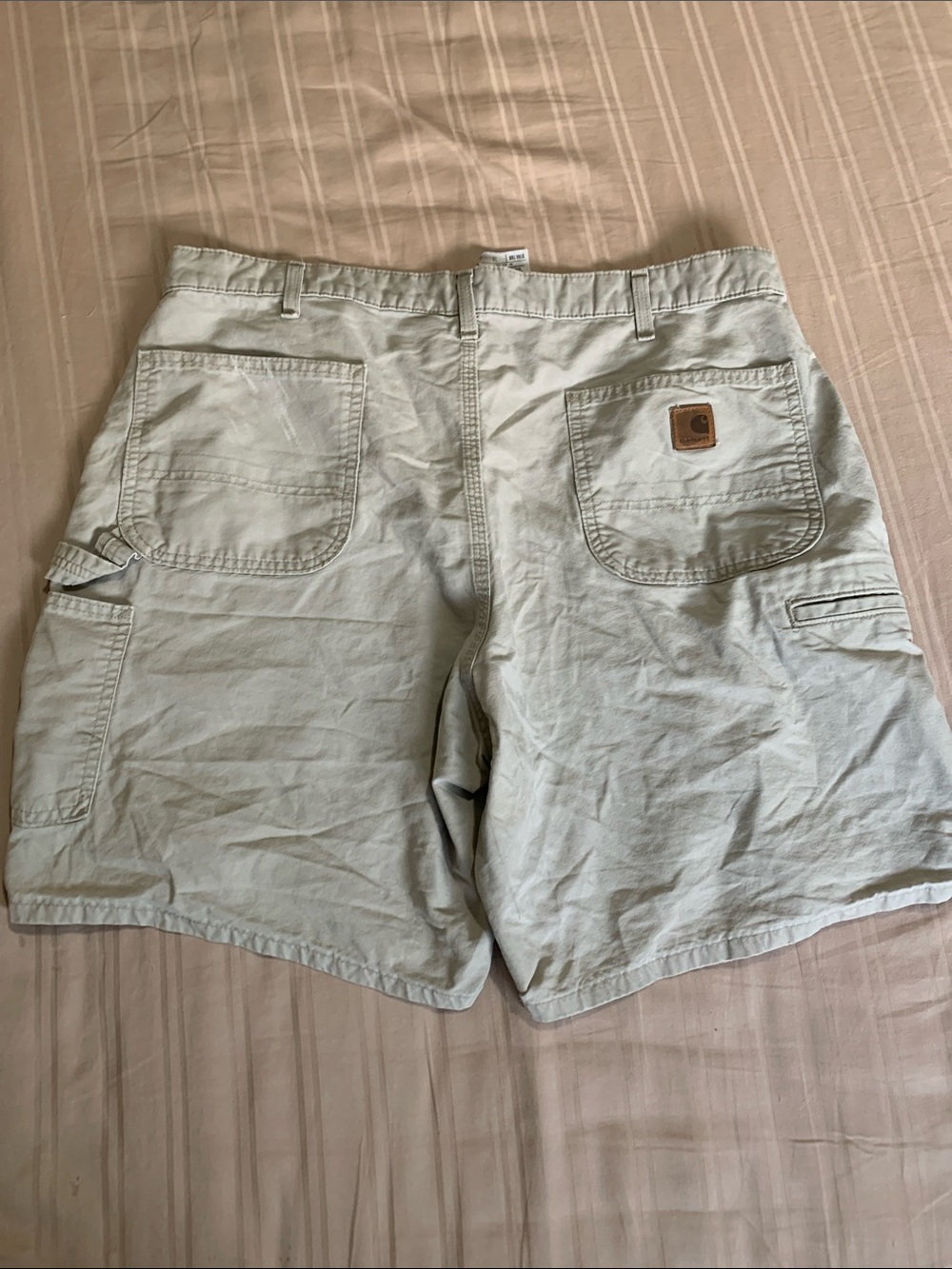 Carhartt Men's Light Tan Work Cargo Shorts